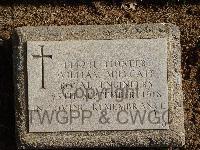 Bralo British Cemetery - Millgate, William